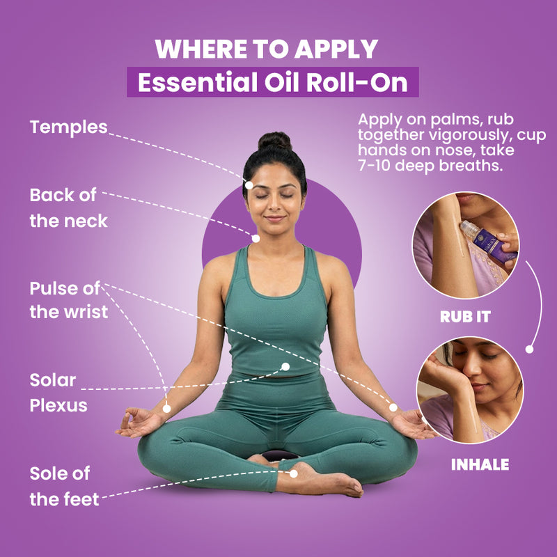 Rudhvi NidraX Deep Sleep Roll-On (8ml) | Instant Relax Sleep Oil