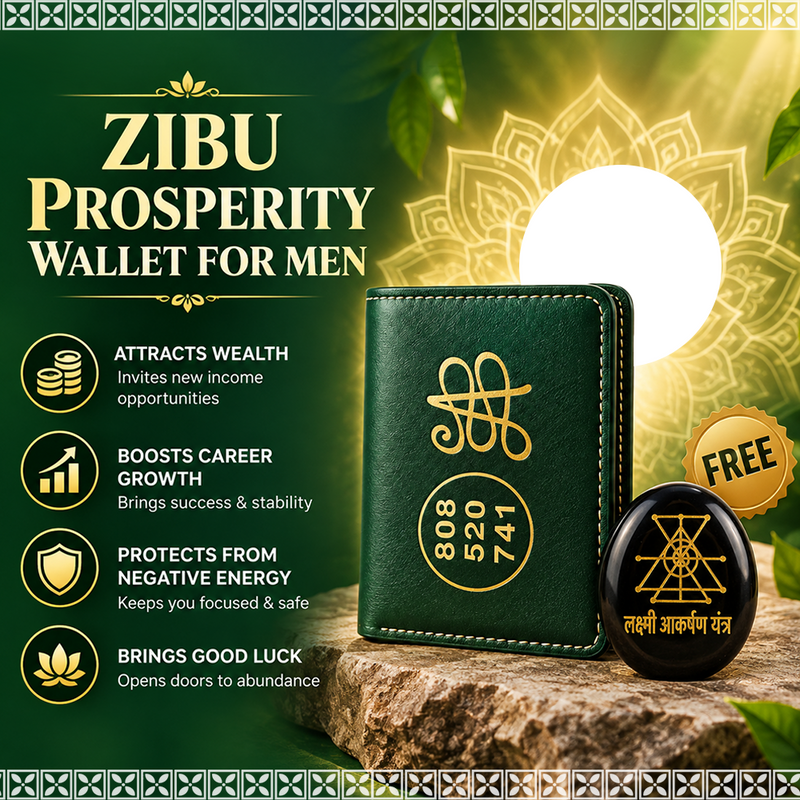 Zibu Prosperity Wallet | Wealth, Money & Good Luck