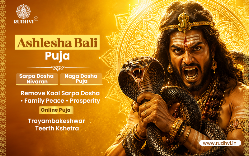 Ashlesha Bali Puja Online for Sarpa Dosha Nivarana, Naga Dosha Parihara and Kaal Sarp Dosh Shanti performed by Vedic priests