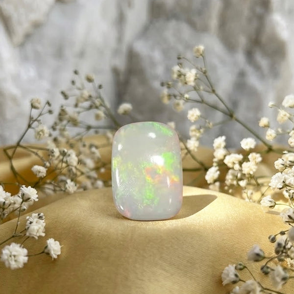 Australian Fire Opal Stone – Natural Crystal for Creativity, Confidence & Energy