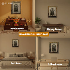 Pyrite Tirupati Balaji on Selenite Frame | Rudhvi™