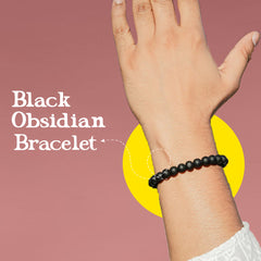  Money Magnet Bracelet – Obsidian for Protection-Rudhvi
