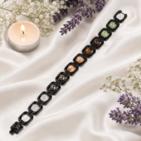 Metal Dhan Yog Bracelet – Black | Wealth, Money & Success