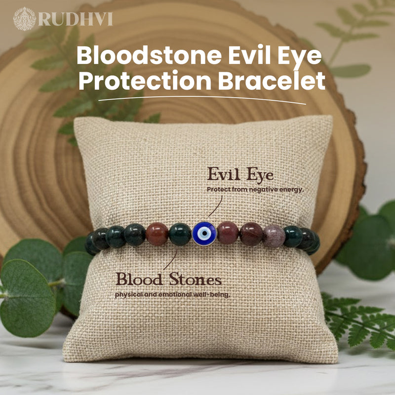  Bloodstone evil eye bracelet benefits graphic