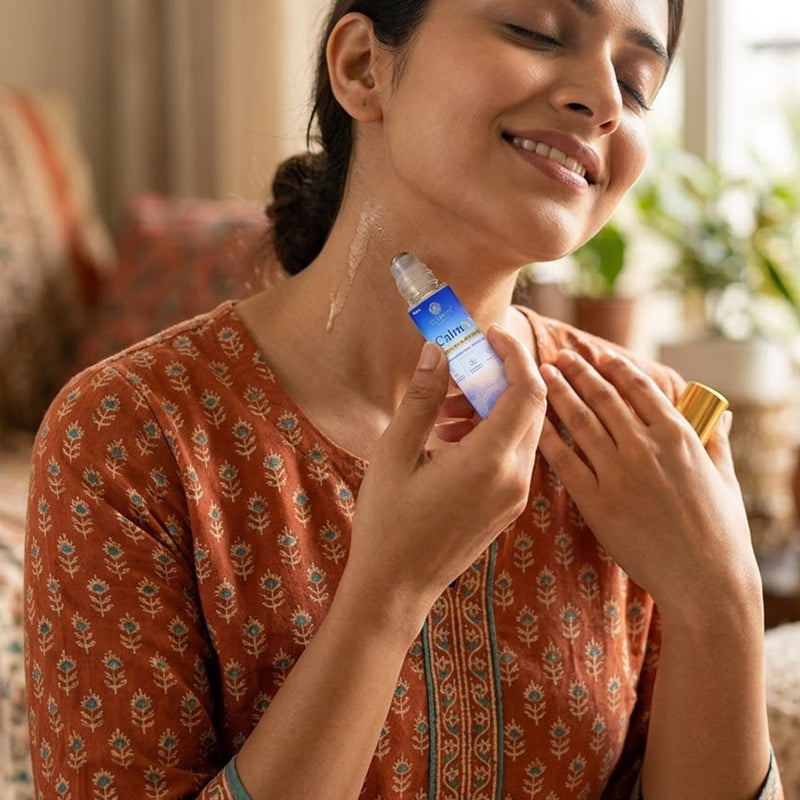 Rudhvi CalmX Stress Relief Roll On (8ml) | Instant Calm & Relaxation