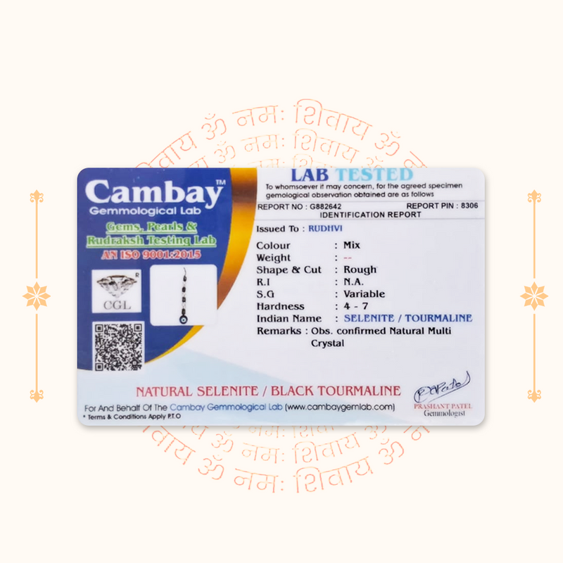 Nazar Suraksha Evil Eye Protection Hanging with Tourmaline | Rudhvi™