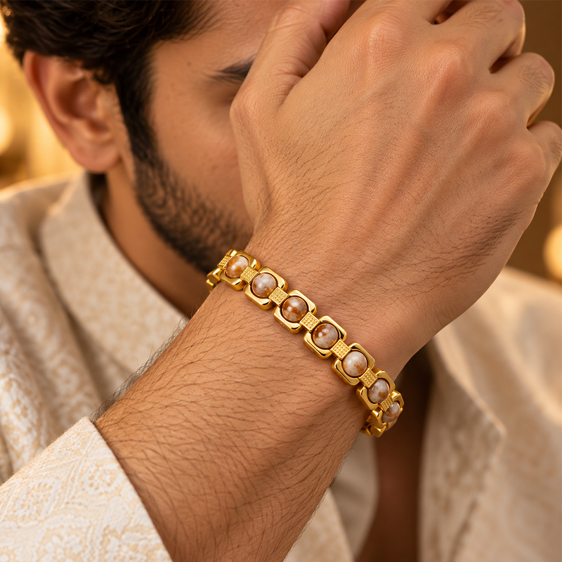 Citrine Bracelet for Wealth, Prosperity & Success | Metal Citrine Bracelet
