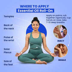 Rudhvi CalmX Stress Relief Roll On (8ml) | Instant Calm & Relaxation