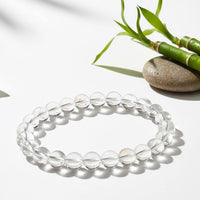 Clear Quartz bracelet spacers for elegant healing energy – Rudhvi
