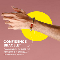 men wearing Rudhvi Confidence Bracelet