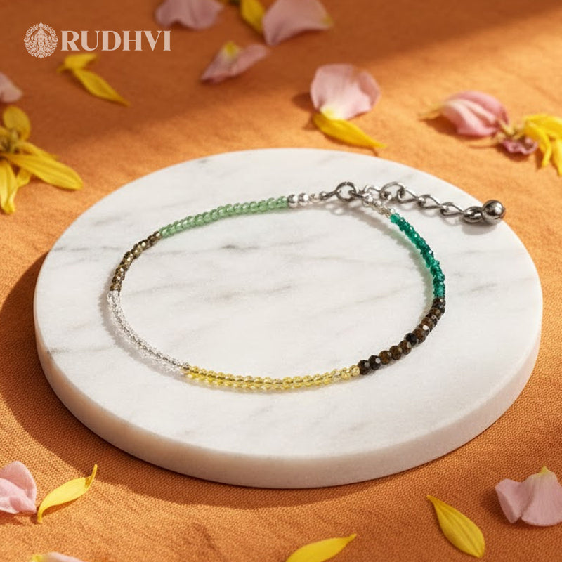 Dhan Yog Anklet for wealth mindset and positive energy by Rudhvi
