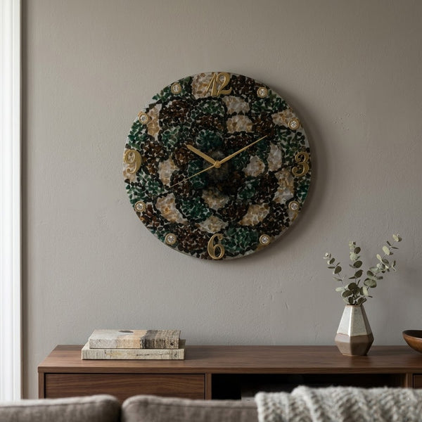 Premium Dhan Yog Wall Clock for Wealth & Luxury Decor