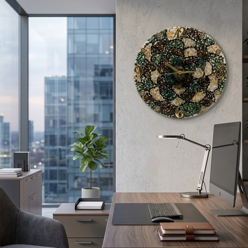 Premium Dhan Yog Wall Clock for Wealth & Luxury Decor