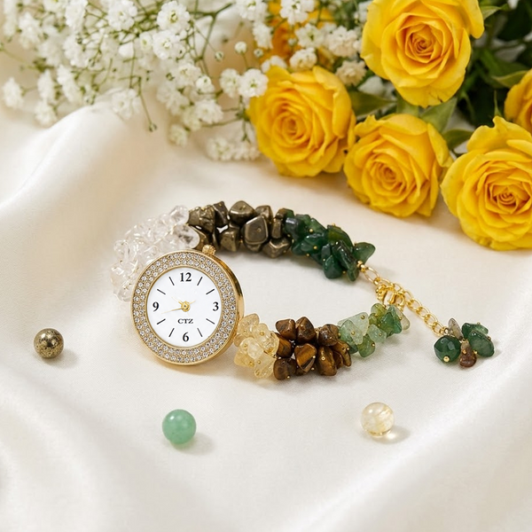 Luxury Dhan Yog Crystal Watch | Rudhvi