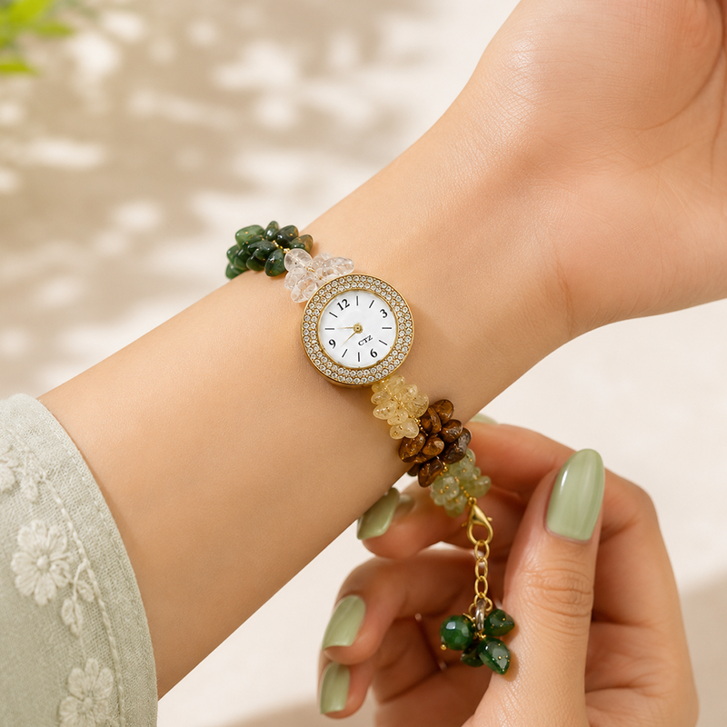 Luxury Dhan Yog Crystal Watch | Rudhvi