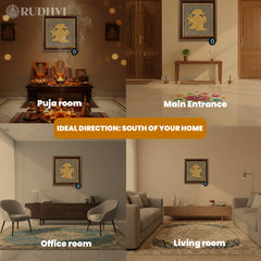 Dual protection Hanuman frame placement for vastu direction-Rudhvi