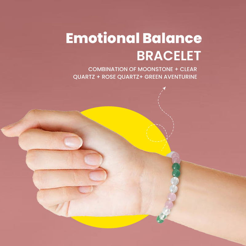 Handcrafted emotional balance crystal bracelet - Rudhvi