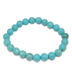 white bg of Turquoise (Firoza) Bracelet – peace, protection and healing crystal jewelry Bracelet 