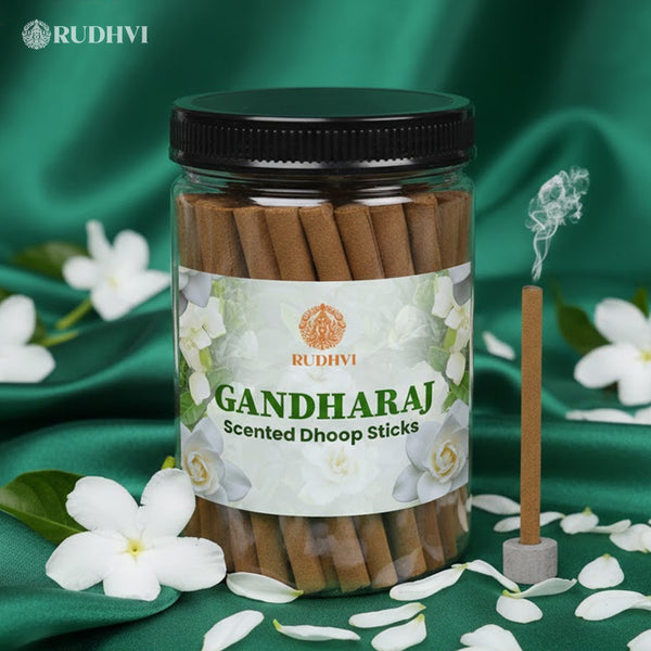 Gandharaj Scented Dhoop Sticks – Floral Aroma for Puja, Meditation & Home Fragrance