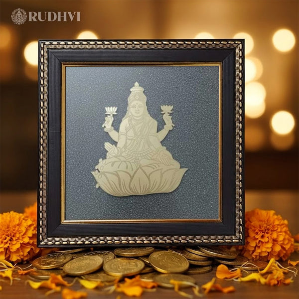 Lakshmi Raw Pyrite Frame – Wealth & Prosperity Vastu Frame for Home & Office