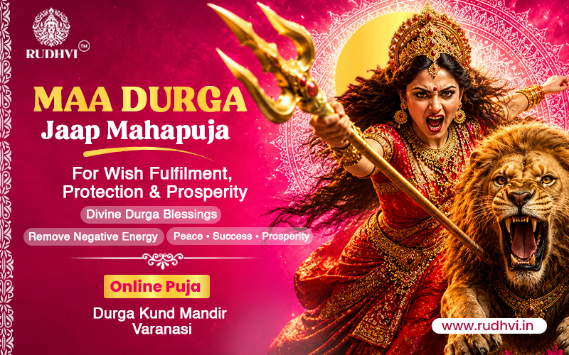 Maa Durga Puja Online at Durga Kund Kashi | Durga Mantra Jaap Mahapuja