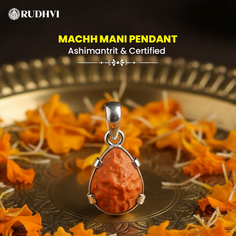 Rudhvi Matsya Mani Divine Prosperity & Protection Pendant