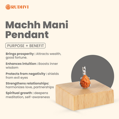 Rudhvi Matsya Mani Divine Prosperity & Protection Pendant