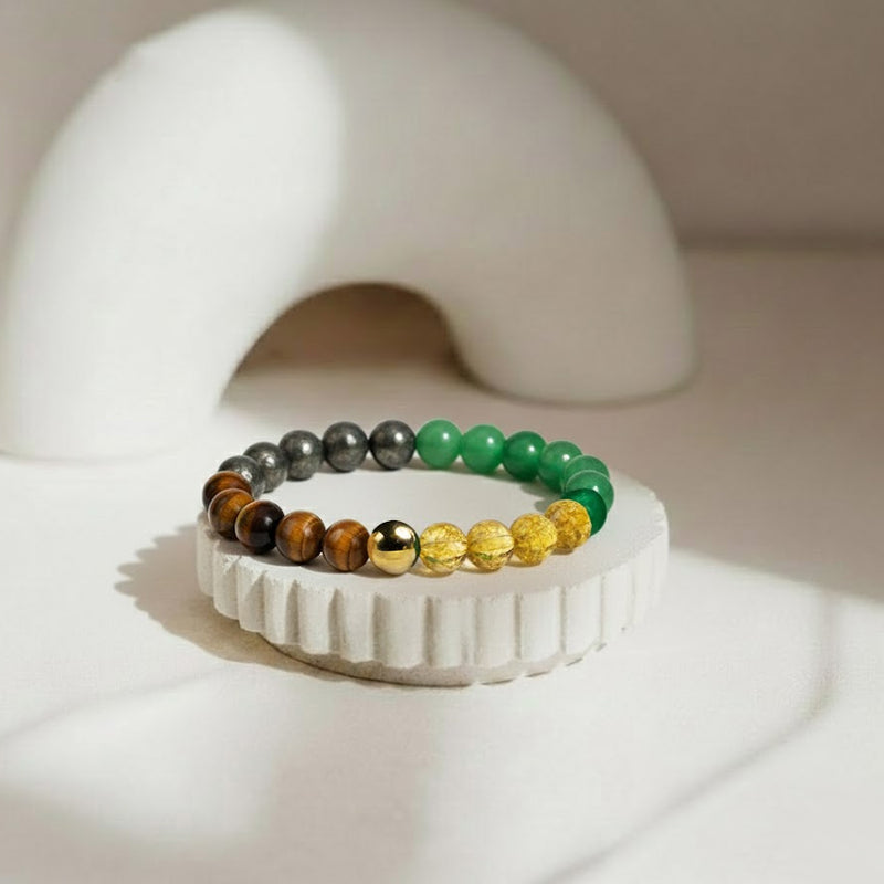 Rudhvi Money Magnet Hematite Bracelet for wealth attraction, prosperity and financial growth