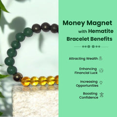 Money Magnet with Hematite Bracelet