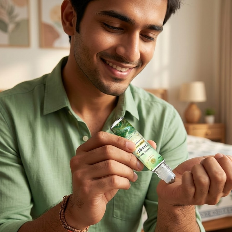 Morning Energy Roll On for Instant Freshness |  Rudhvi EnergyX