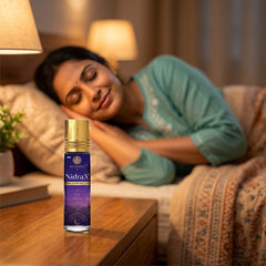 Rudhvi NidraX Deep Sleep Roll-On (8ml) | Instant Relax Sleep Oil