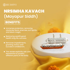 Nrsimha Kavach protects from negative energy fear and black magic-Rudhvi