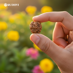 Nepali OM Rudraksha (Nepal Origin) – Sacred Shiva Energy Bead | Certified | Rudhvi