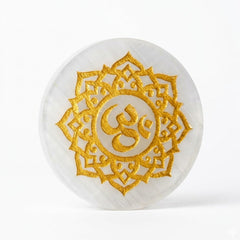 Original Selenite Charging Plate – Natural Crystal  Cleanser | Rudhvi