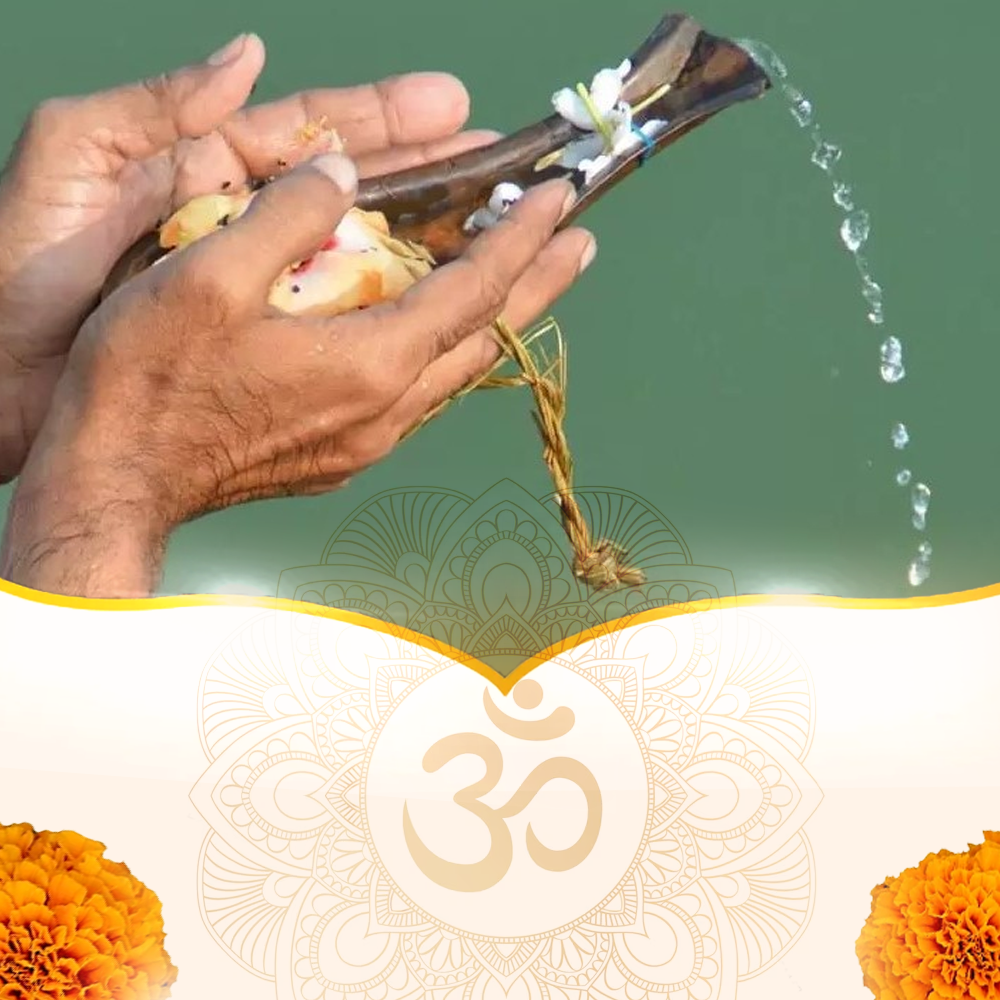 Online Tarpan Puja service conducted at Ganga Ghat -rudhvi

