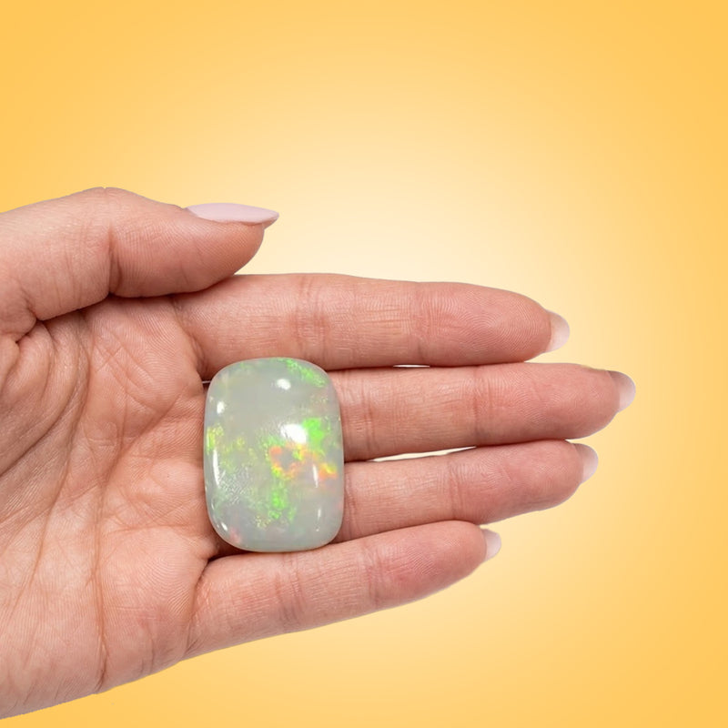 Australian Fire Opal Stone – Natural Crystal for Creativity, Confidence & Energy