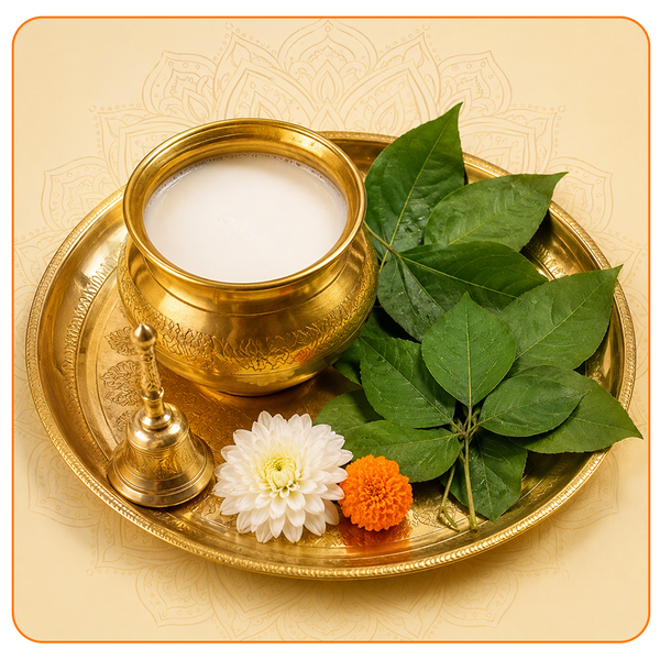 Doodh and Bilv patra arpan
