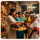 Navadurga Vastra Daan Seva 5 people