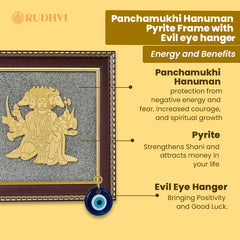 Panchmukhi Hanuman Vastu frame for home positivity-Rudhvi