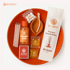 Puja Essentials Kit for Easy with Ganga Jal