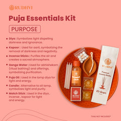 Puja Essentials Kit for Easy with Ganga Jal