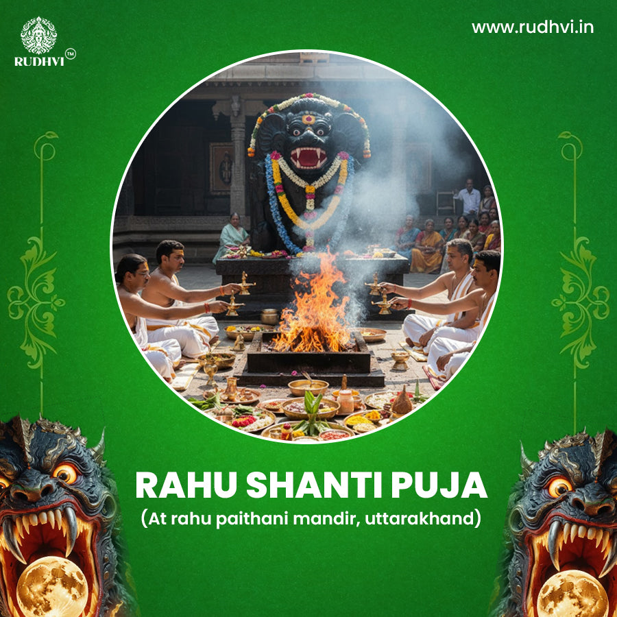 Rahu Dosh Nivaran Puja Online | Rahu Shanti Puja at Rahu Paithani Mandir, Uttarakhand