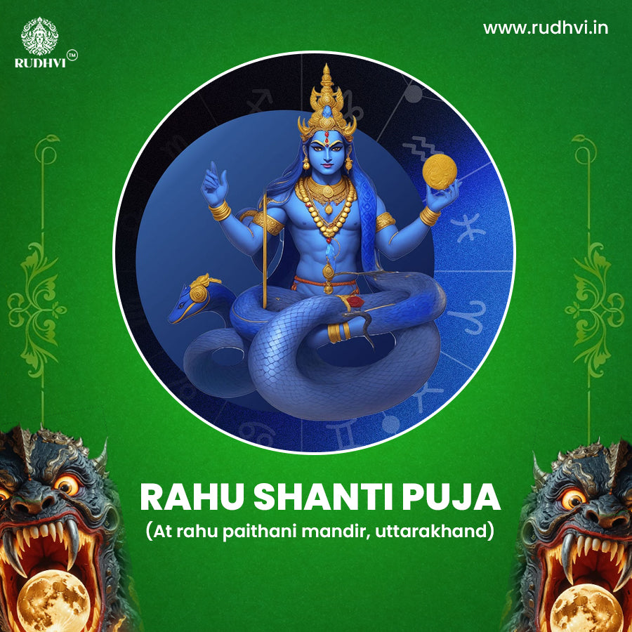 Rahu Dosh Nivaran Puja Online | Rahu Shanti Puja at Rahu Paithani Mandir, Uttarakhand