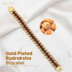 Handcrafted Rudhvi Rudraksha bracelet for spiritual healing and good luck-Rudhvi