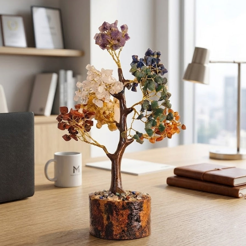 Seven Chakra Crystal Tree – Positive Energy & Vastu Decor | Rudhvi