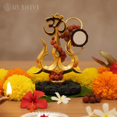 Rudhvi Shiv Shakti Trishul with Rudraksha Pendant – symbol of protection and divine energy