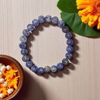 Sodalite Bracelet by Rudhvi – Natural Blue Healing Crystal.