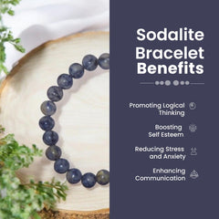 Unisex Sodalite Bracelet for Men and Women