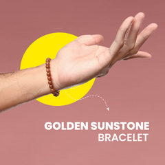 Golden Sunstone Bracelet – Confidence, Success & Positive Energy | Rudhvi