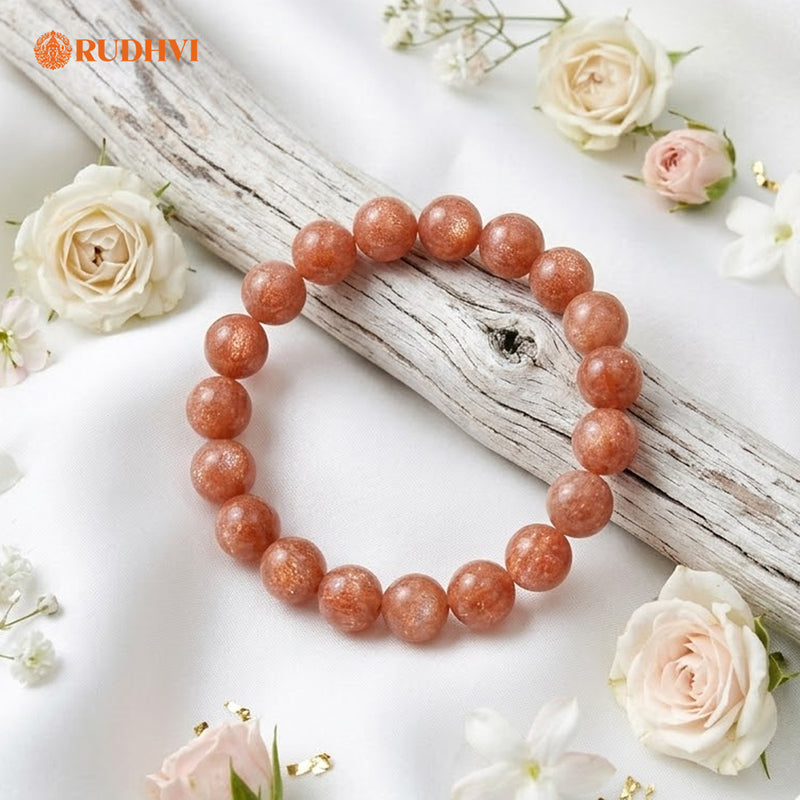 Sunstone Bracelet – Confidence, Success & Positive Energy | Rudhvi